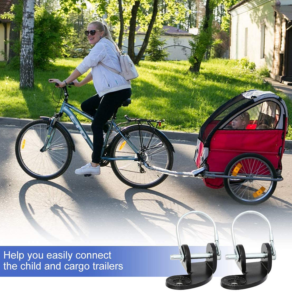 US Universal Baby Pet Bike Trailer Coupler Attachment Hitch Linker Connector Kit