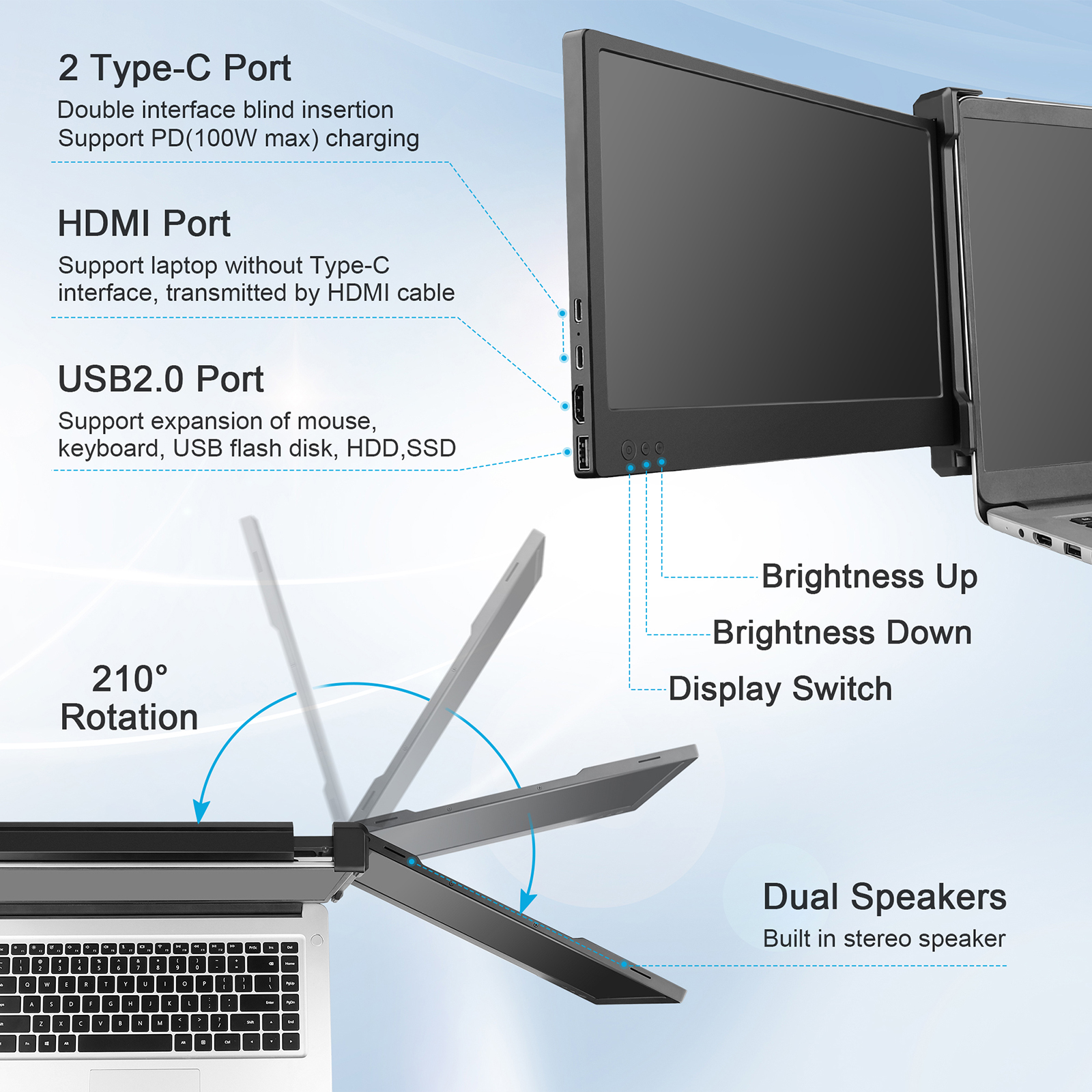 Dual Monitor 1920X1080P Full HD Gaming 