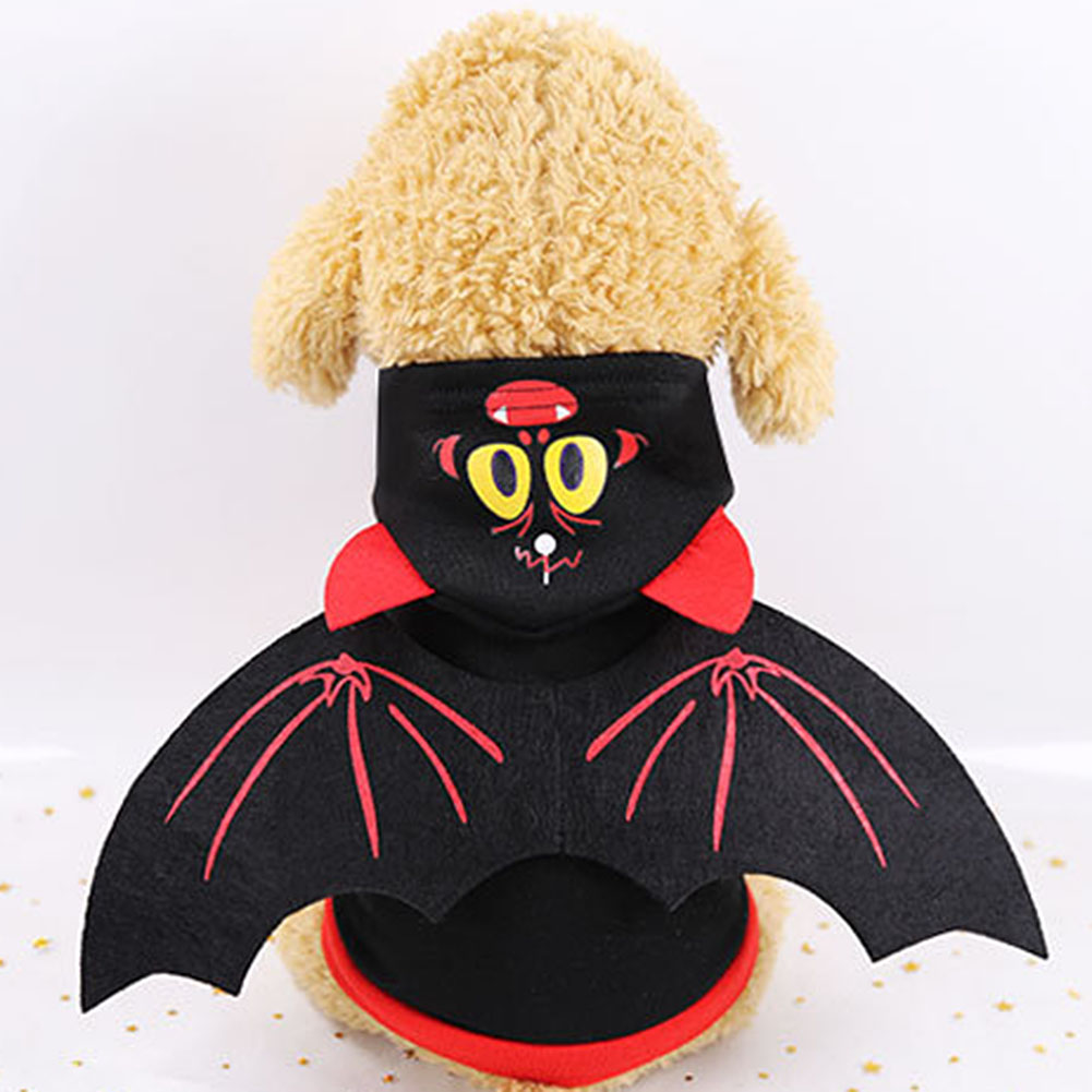 Fall Winter Pet Dog Bats Costume Coat Cat Halloween Party Hoodies ...