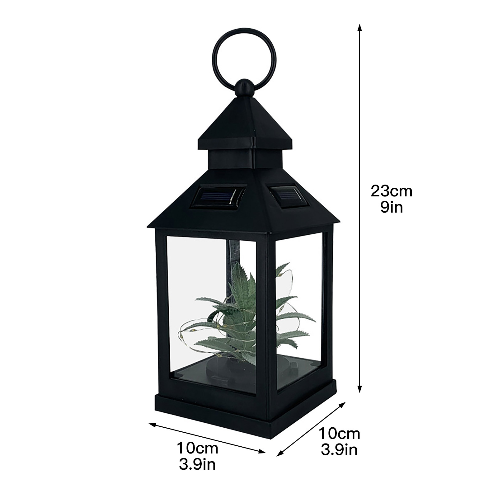 Waterproof LED Solar Powered Hanging Lantern Lights Outdoor Garden