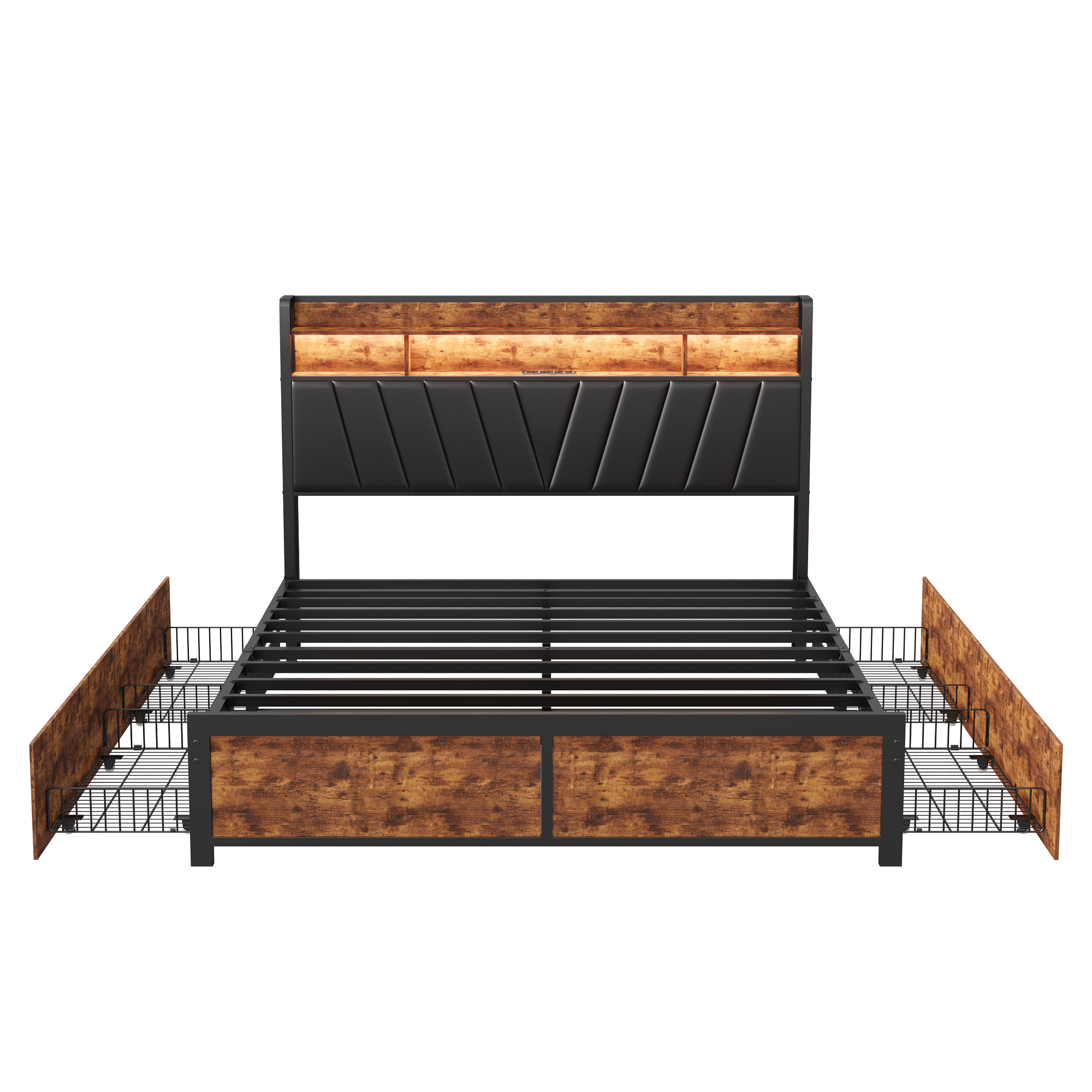 Bett 180x200 Mit Schubladen