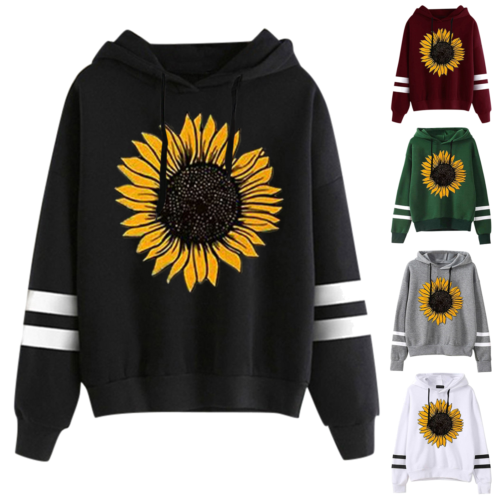 sunflower sleeve hoodie